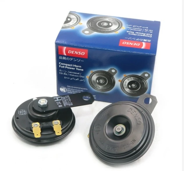 DENSO 12V - DISC TYPE HORN WITH  SOCKET PN JK272000-7690  GENUINE
